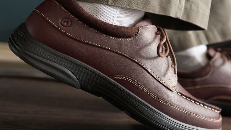 close up of the no. 30 casual dress shoes from Anodyne Shoes