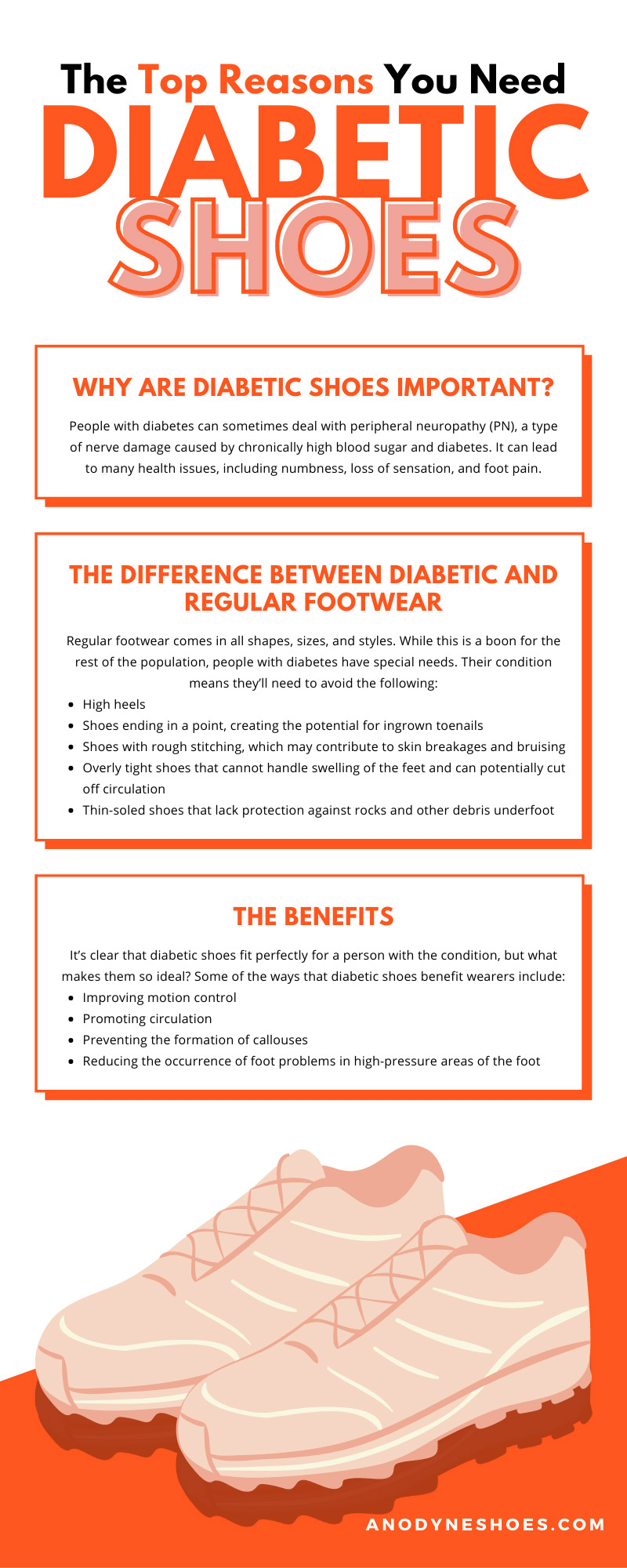 Understanding the Difference Between Diabetic Shoes and Regular Shoes