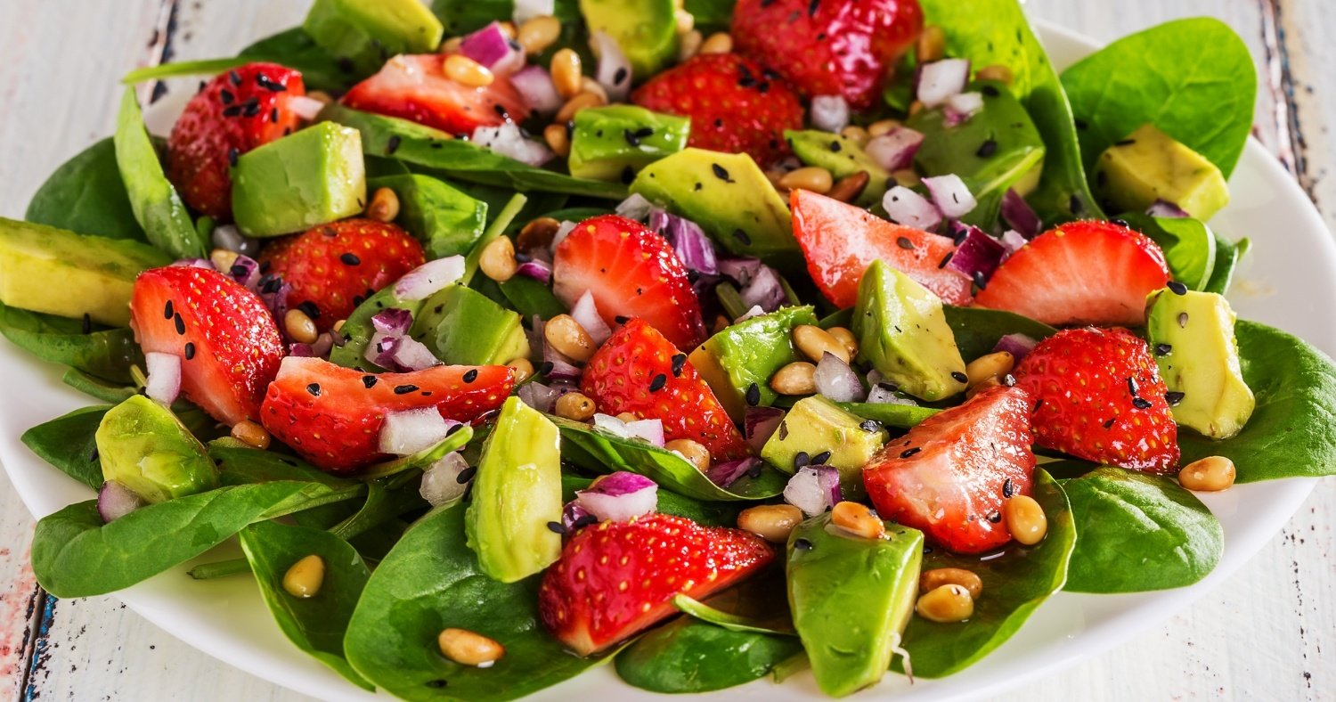 Diabetic Dishes - Strawberry & Spinach Salad